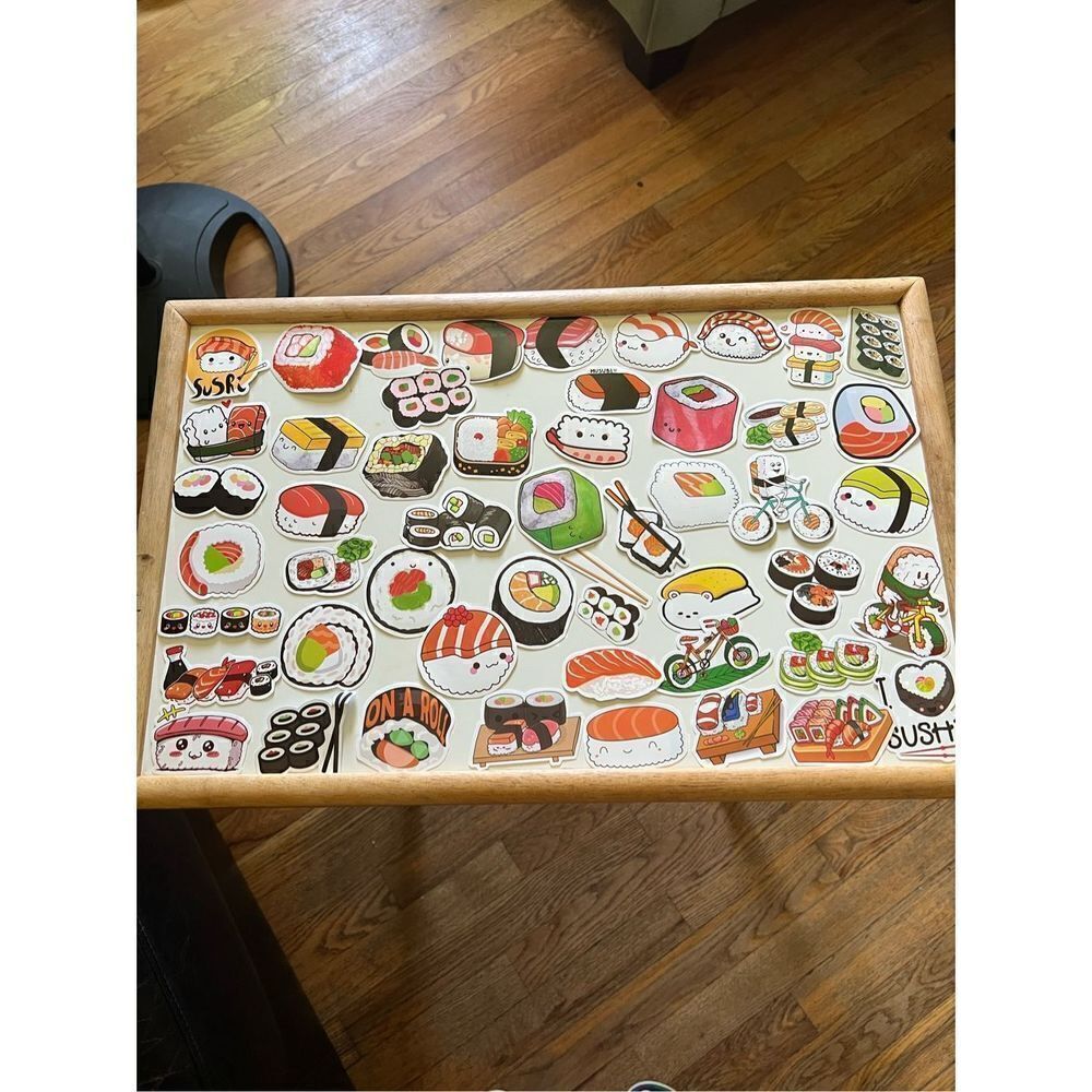 I Love Sushi Stickers 50 Pack